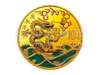 2000年生肖彩金龙1/10盎司- 点购收藏网