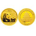 2011年熊猫1/10盎司金质纪念币