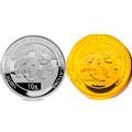 2008年交通银行成立100周年熊猫加字金银纪念币