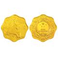 2010虎年生肖--1公斤梅花形金质纪念币