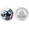 1998年1盎司熊猫彩色纪念银币