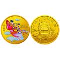 2003年 中国民间神话故事（第3组）天女散花1/2盎司彩金币