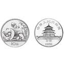 1985年熊猫银币27克