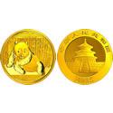 2015年熊猫1/2盎司金质纪念币