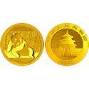 2015年熊猫1/20盎司金质纪念币