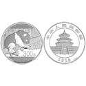 2016年1公斤熊猫银质纪念币