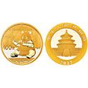 2017年8g熊猫金质纪念币