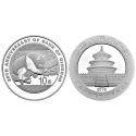 2016年青岛银行成立20周年30g熊猫加字银质纪念币