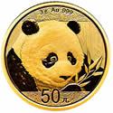 2018年3g熊猫金质纪念币