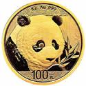 2018年8g熊猫金质纪念币