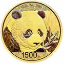 2018年100g熊猫金质纪念币