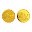 1984年 中国甲子（鼠）年8克圆形金质纪念币