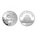 1987年 中国熊猫金币发行5周年1盎司纪念银币