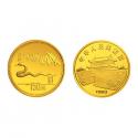 1989年 中国己巳（蛇）年8克圆形金质纪念币