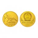 1990年 中国庚午（马）年1盎司圆形金质纪念币