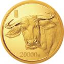 2021中国辛丑（牛）年2公斤圆形金质纪念币