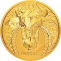 2021中国辛丑（牛）年10公斤圆形金质纪念币