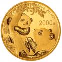 2021年150克熊猫金质纪念币