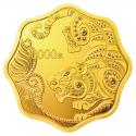 2022中国壬寅（虎）年1公斤梅花形金质纪念币