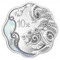2022中国壬寅（虎）年30克梅花形银质纪念币