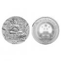 2012年中国佛教圣地五台山2盎司圆形银质纪念币