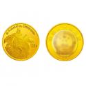 1987年 中国杰出历史人物1/3盎司圆形金质纪念币（第4组）