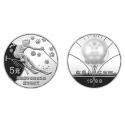 1988年 第15届冬奥会27克圆形银质纪念币