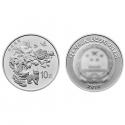 2018吉祥文化银质纪念币―寿居耄耋