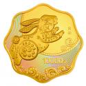 2023中国癸卯（兔）年1公斤梅花形金质纪念币