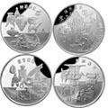 1997黄河文化第二组5盎司银币“嫦娥奔月”价值